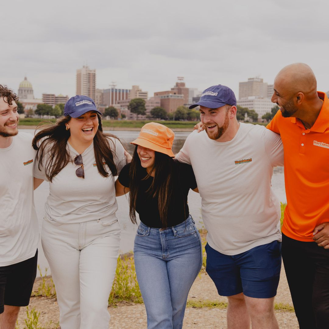 Group of people wearing HYP merch